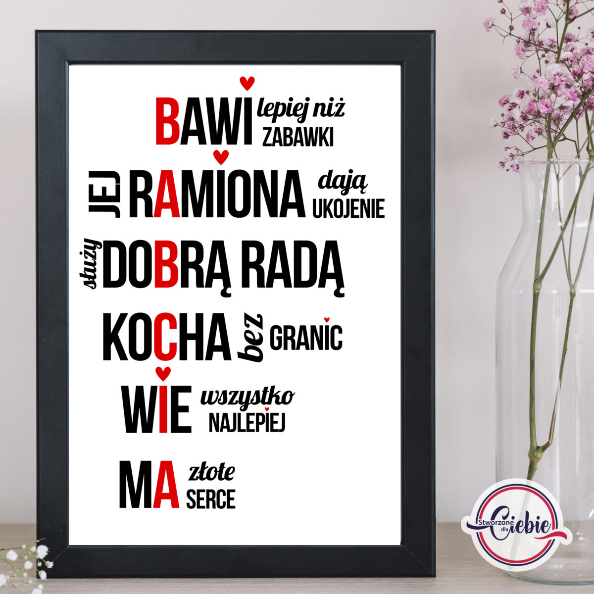 Napis "Babcia"
