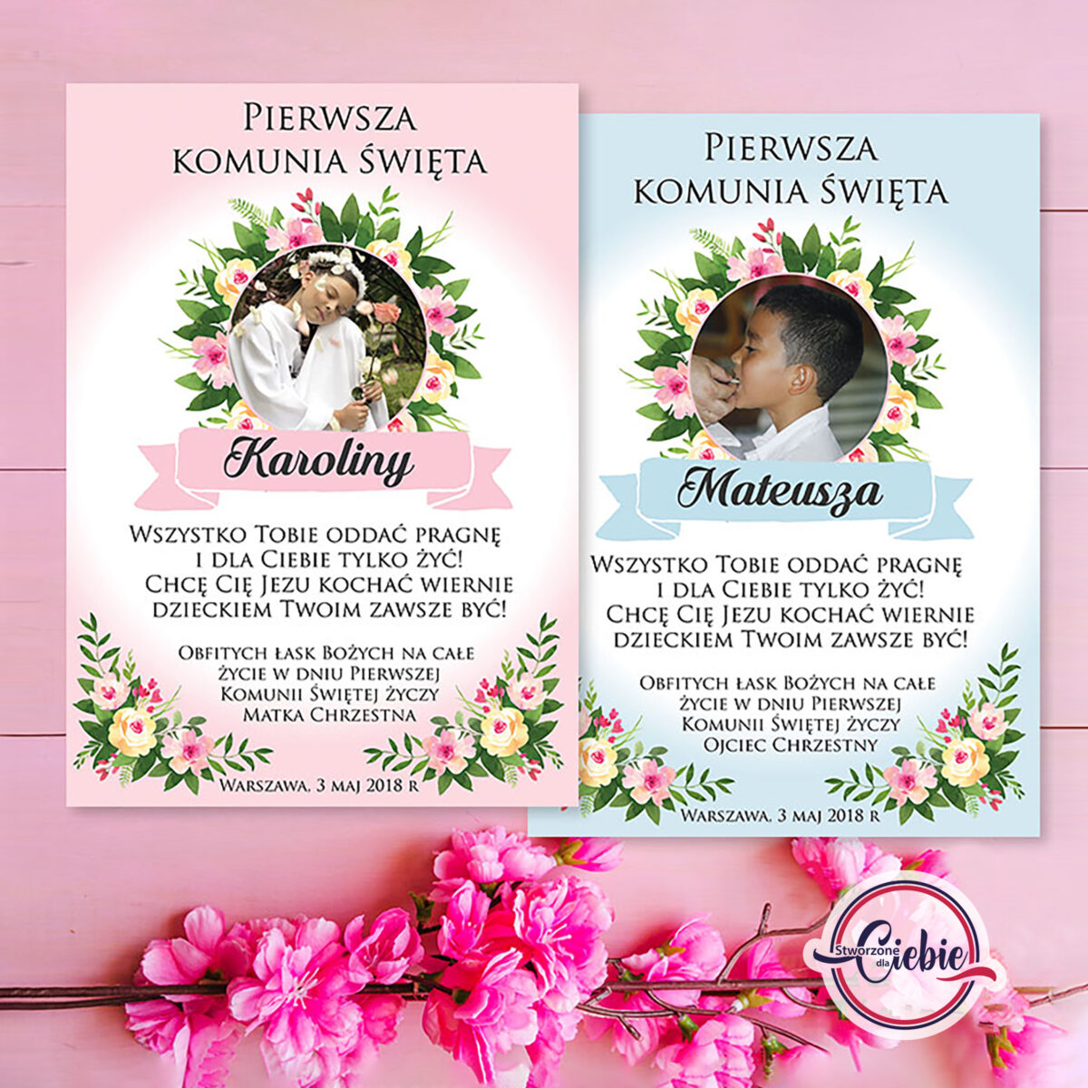 Pamiątka Pierwszej Komunii Świętej
